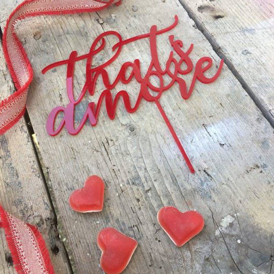 cake topper amore